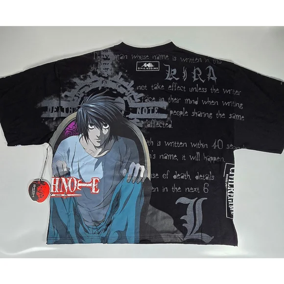 Civil Regime x Death Note - L Side by Side Dungeon Tee XL - Picture 1 of 5